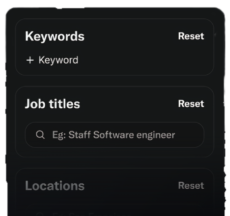 People search interface